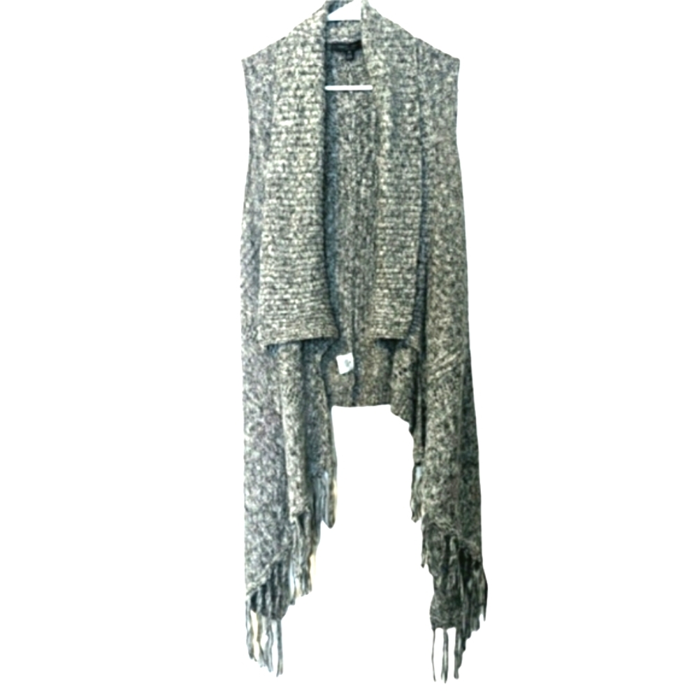 Romeo and Juliet Couture Fringe Knit  Sweater Vest